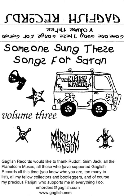 Someone Sung These Songs For Satan V.3